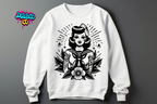Traditional Tattoo Pin-Up Girl Sweatshirt- Flash Sheet Edition